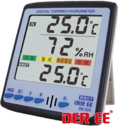 DE-22C彩色大屏幕温湿度仪